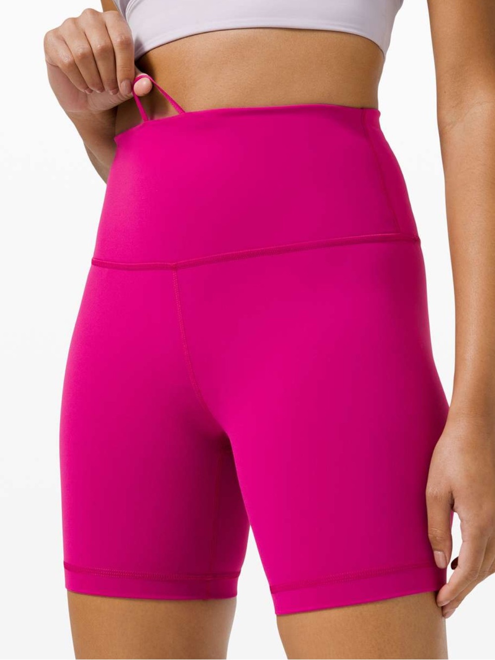 Lululemon Wunder Train High-Rise Short 6" Ripened Raspberry
